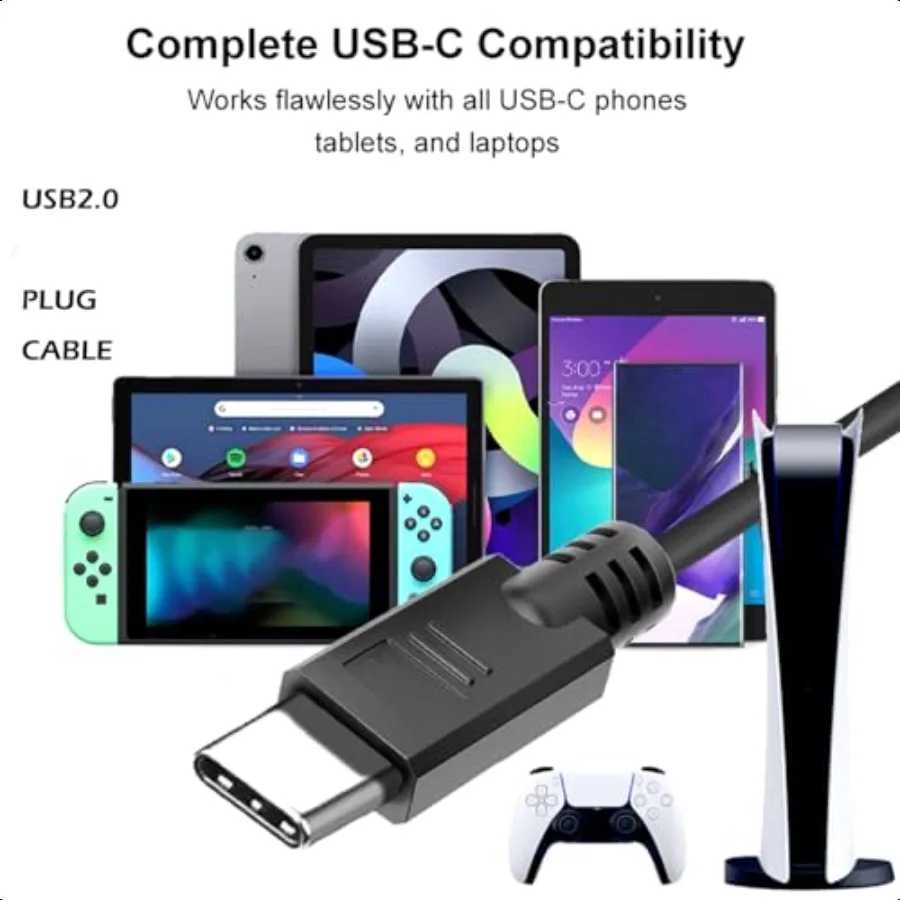 YOTETION Long USB30 40FT A to C LineUSB30 A Cable to USB C 30 Line Data Transfer Type C Line for Android Auto iPhone 15 Gala L251103