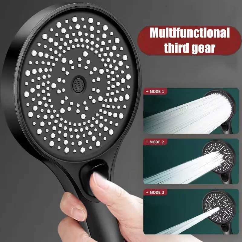 Large screen shower 3speed mode portable shower accessories showers for bathro items knobs fl s set parts Y251103