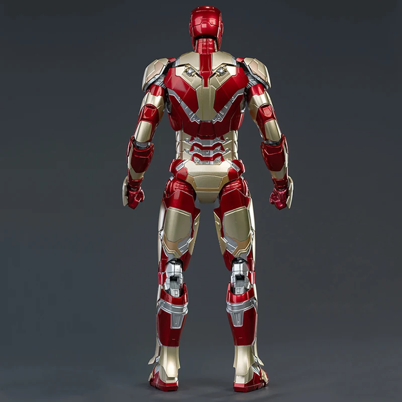 Fondjoy Marvel Iron Man MK42 1/7 Scale LED Model Kit Wholesale - Assembled Action Figure with Light-Up Reactors, Bulk Stock for Resellers