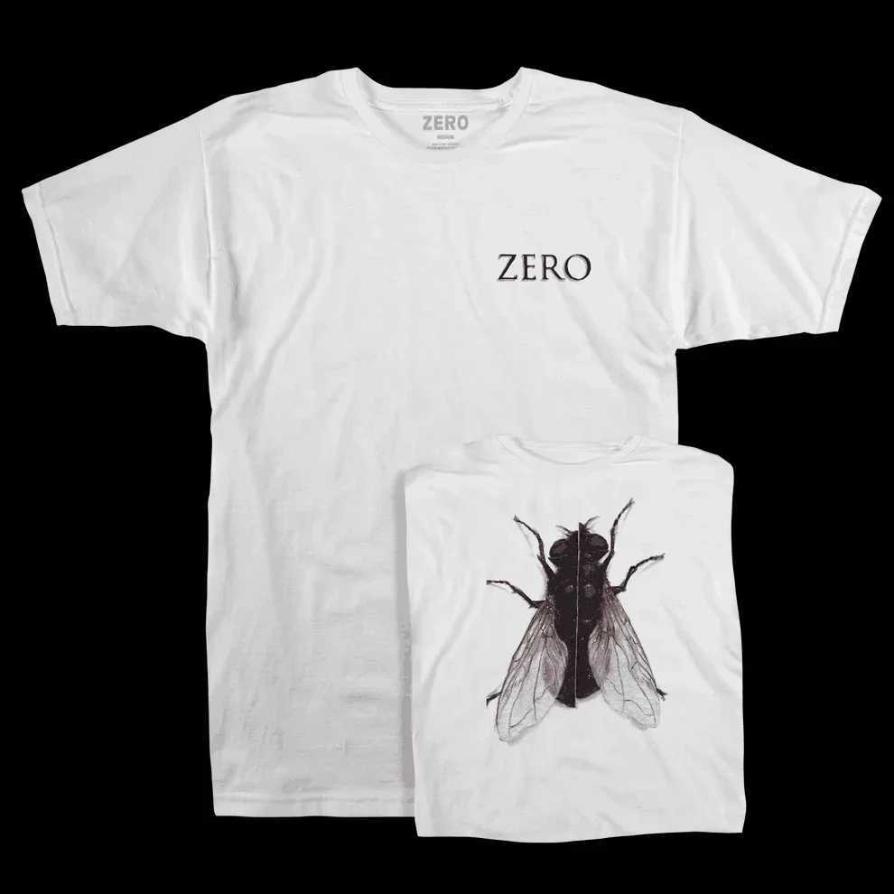 Zero Skateboard Retro Mens Black T-shirt Size S to 4XL Summer Loose Short Sleeve Cotton T-shirt Top W250402