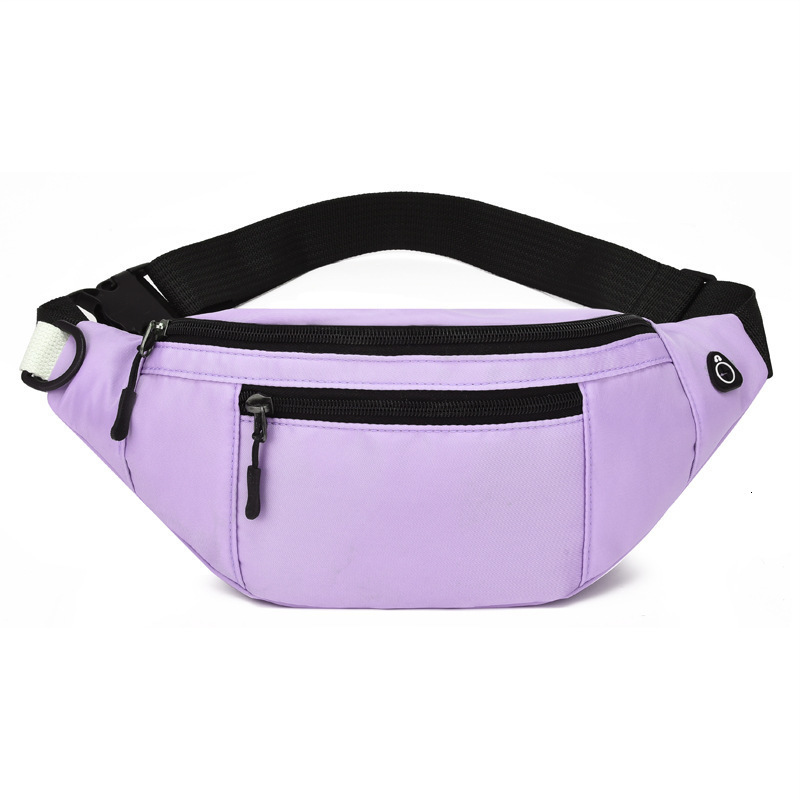 New Korean Style Fashion Waist Bag Simple Multifunctional Single Shoulder Crossbody Bag Outdoor Oxford Cloth Coin Phone Bag 201118