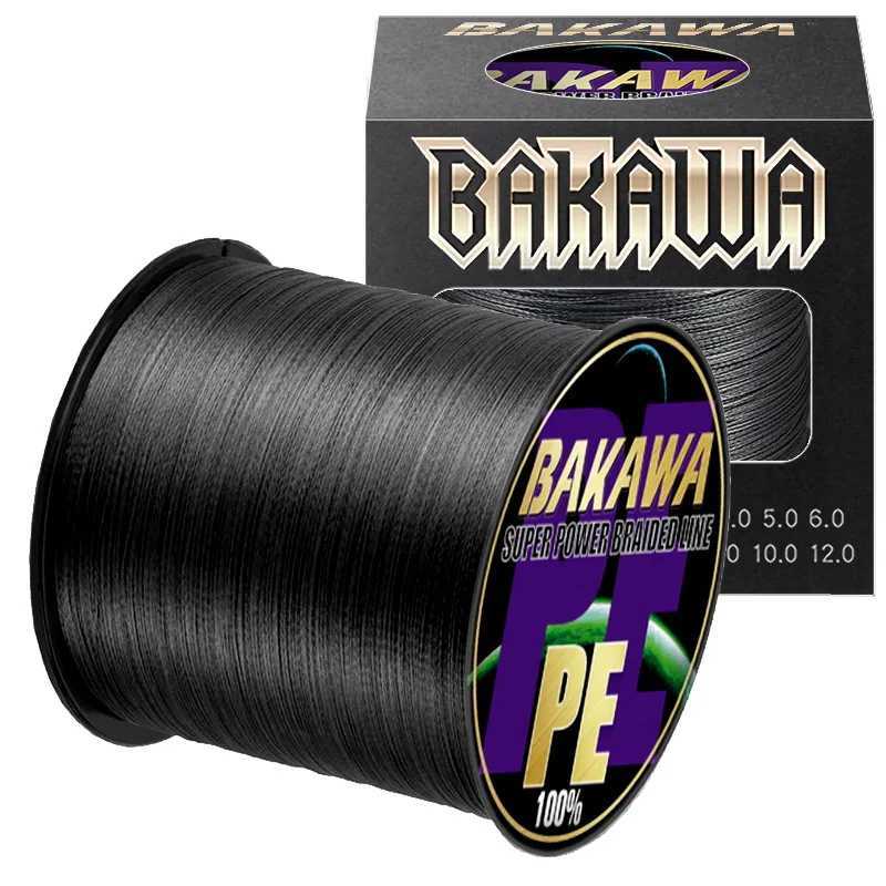 Bakawa 4-strand braided fishing line multi wire Pesca 100M 300M 500M 1000M Carp steel wire Japanese wear-resistant Pe wire Y250402
