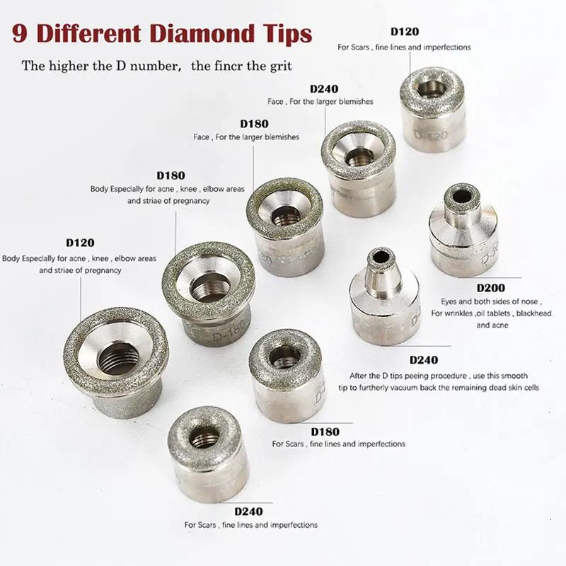 Diamond Microdermabrasion Machine Power Professional Dermabrasion Home Use Facial Skin Care Equipment 251030