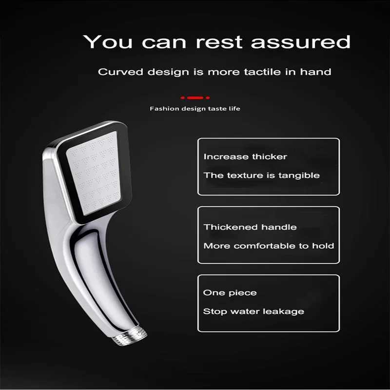 300 Holes Shower High Pressure Rainfall Water Saving Flow With Chre ABS Sprayer Nozzle Square Shower Bathro Accessories Y251103