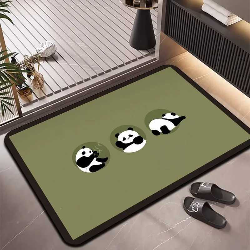 Diatom mud carpet bathroom absorbent floor mat Door mat Washing table Absorbent quick-drying non-slip foot mat Household C251103