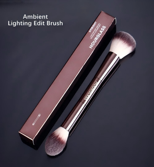 Hourglass Metal handle Makeup Brushes Face Powder Blush Foundation Contour Highlight Concealer brush Cosmetics Tools Brush