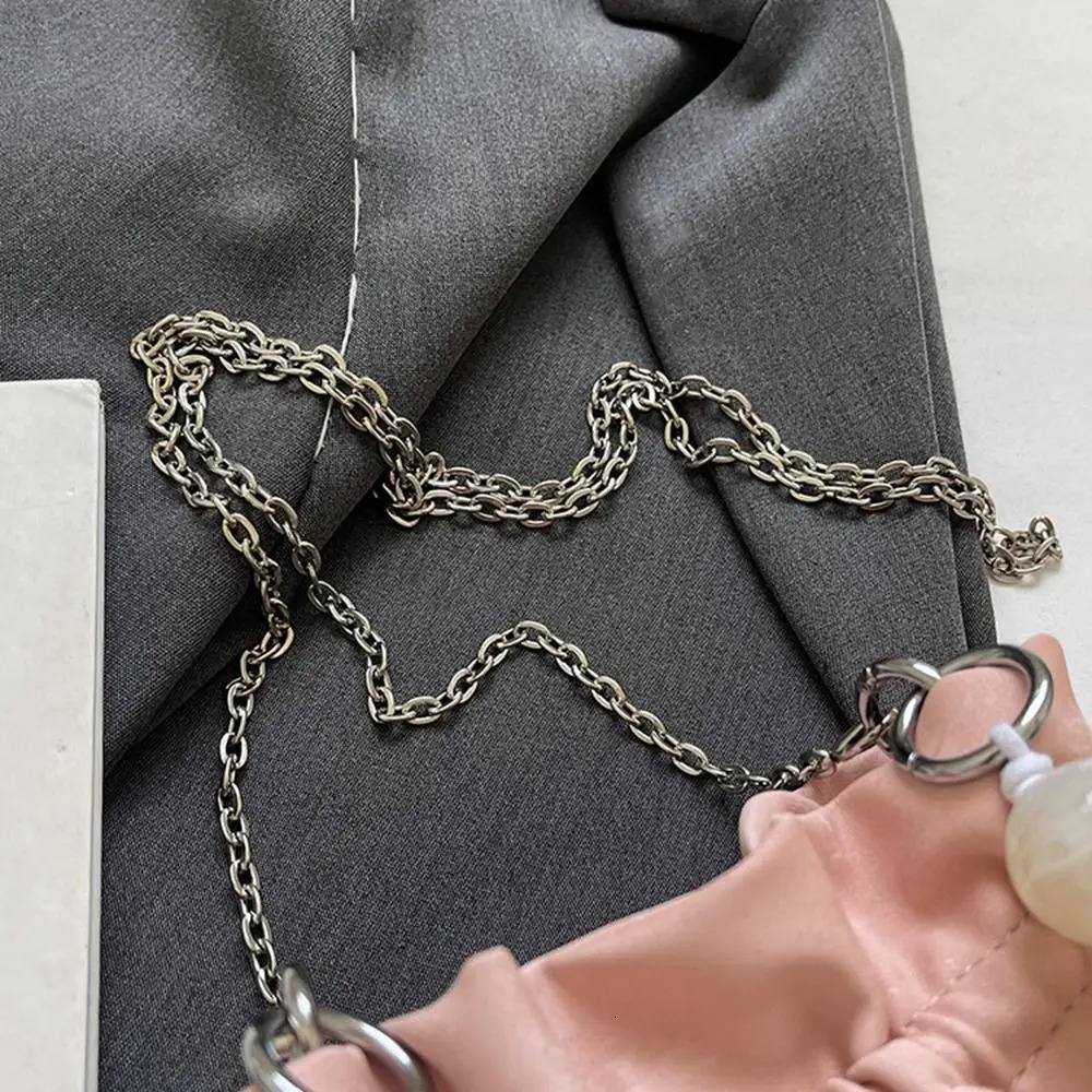 Retro Bead Drawstring Bag Hanfu Handbag Shoulder Bag New Chinese Style Bag Ancient Style Chinese Chain Crossbody Bag Daily R251103