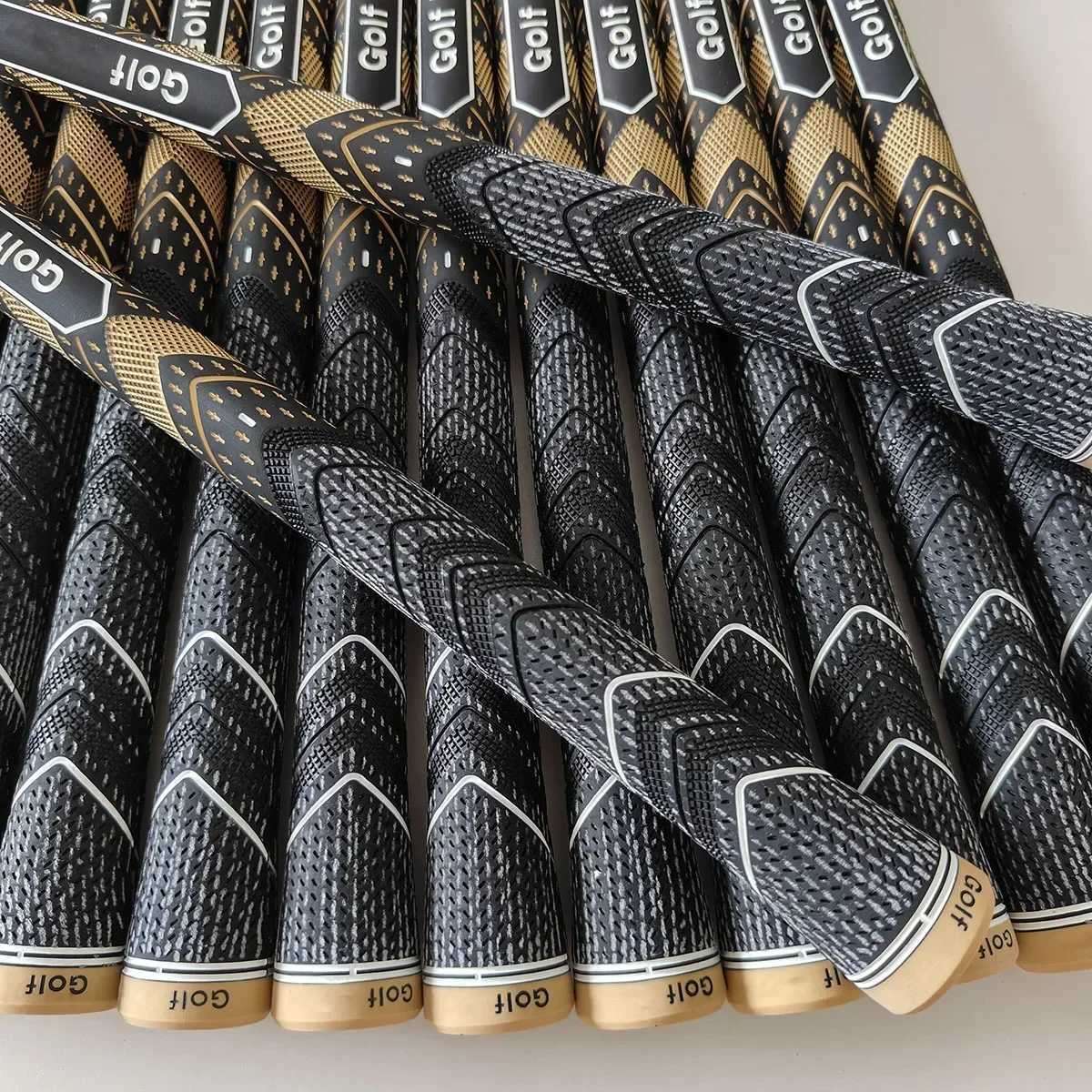 13 standard/medium-sized team golf grips rubber golf grips 5 cotton yarn golf club grips iron and wood grips universal gold z250403