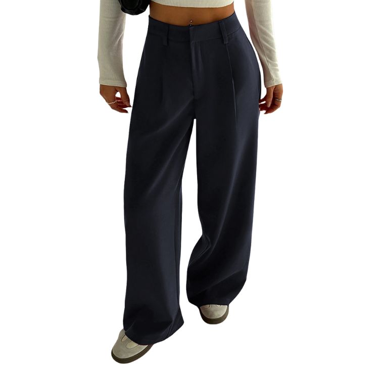 Stylish Female Slacks: Comfortable Lightweight Suits Tailored for Professional Settings---111