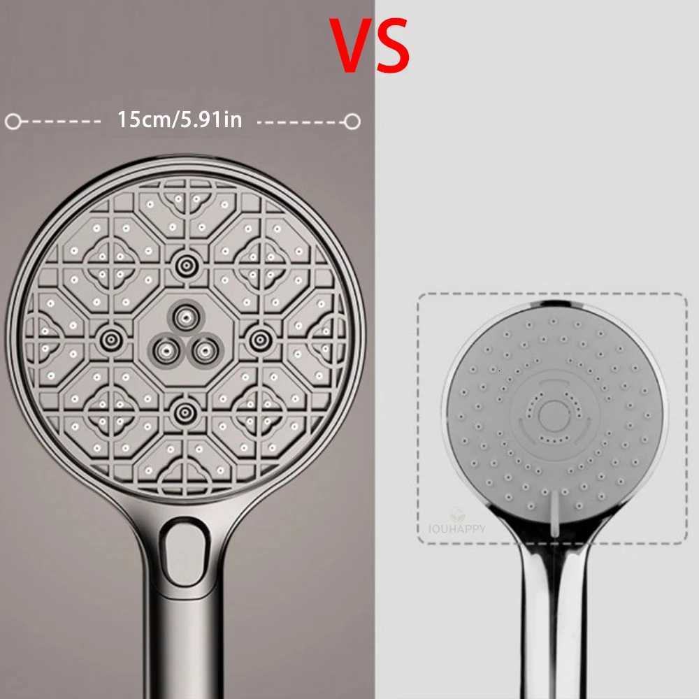 High Pressure Shower New 4 Jet Modes Powerf Pressuri Spa Spray Water Saving Shower Faucet Bathro Accessories Y251103