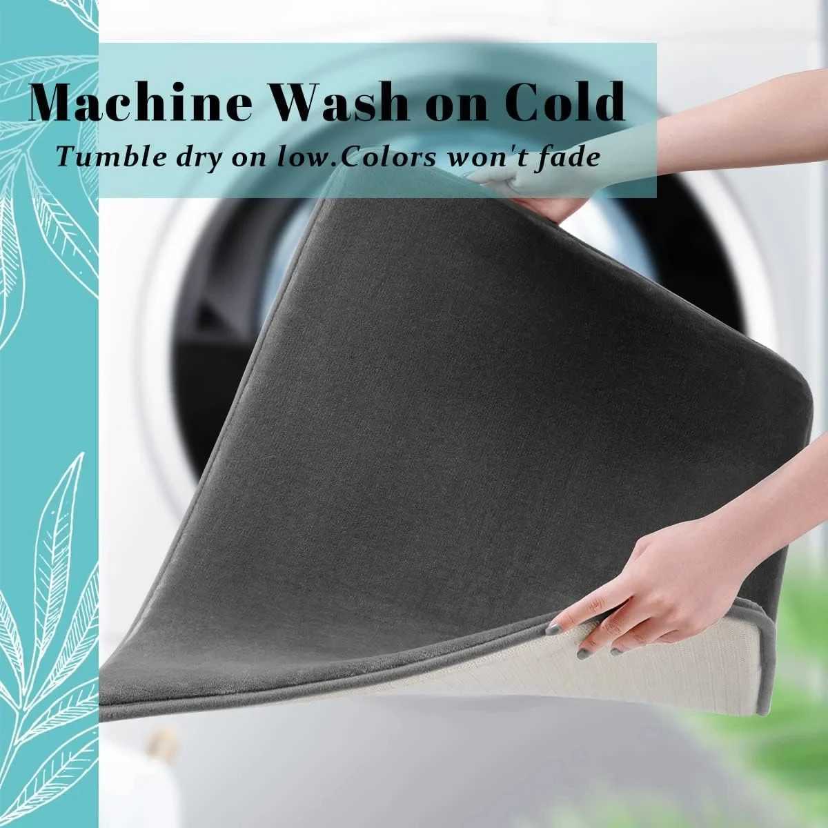 Absorbent Floor Mat Non Slip Bath Mat Anti Slip Coral Velvet Bathroom Floor Mat Door Mat Home Decoration C251103