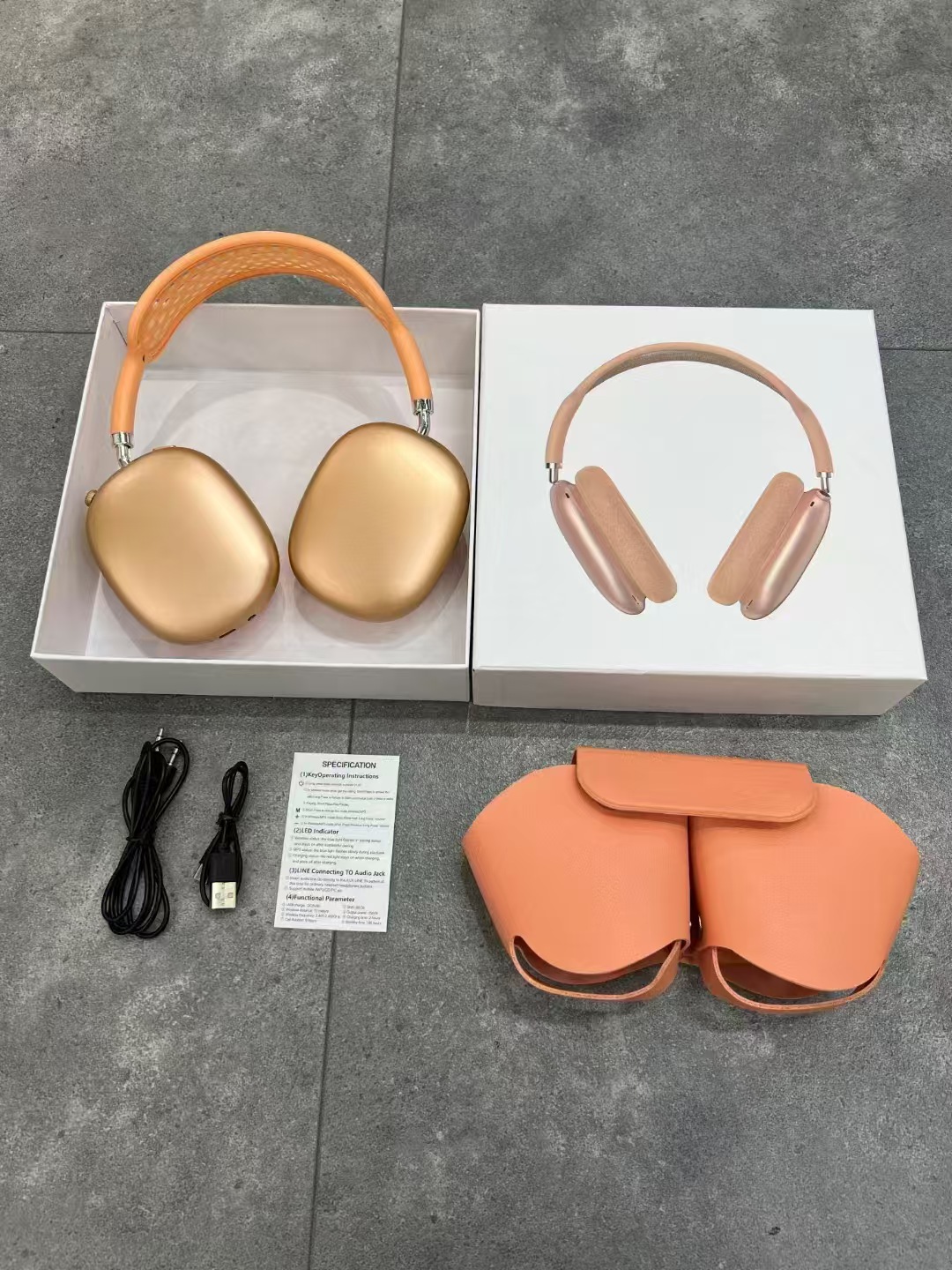 P9 Pro Max pro max air podsmax bluetooth headphones Wireless Bluetooth black red purple magnetic headphone ear cushions