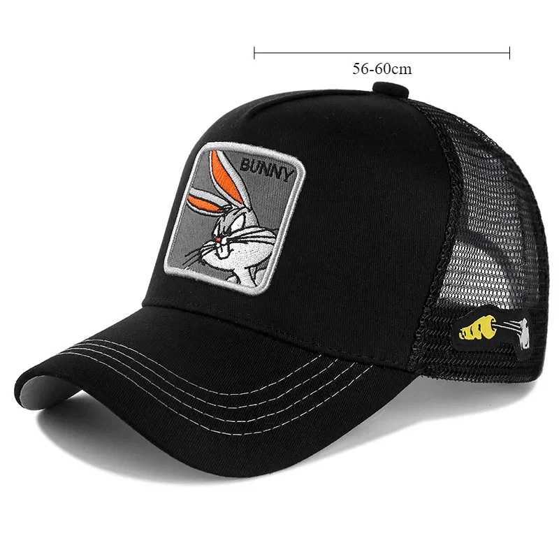 High quality brand cartoon snapshot cotton baseball cap mens hip-hop dad mesh cap truck driver cap direct delivery W250403