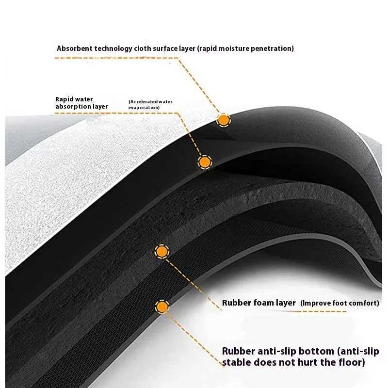 VIKAMA Irregular Flower Shape Bathroom Mat Absorbs Water Quickly Dries Fast Slip Resistant Stain Resistant Room Home Decor C251103