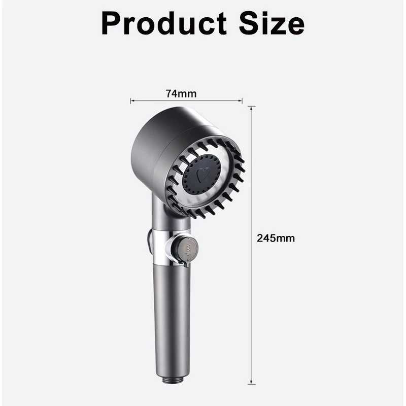 5in1 Shower filter four modes bathro accessories massage shower replete for shower s knobs showers parts fixture Y251103