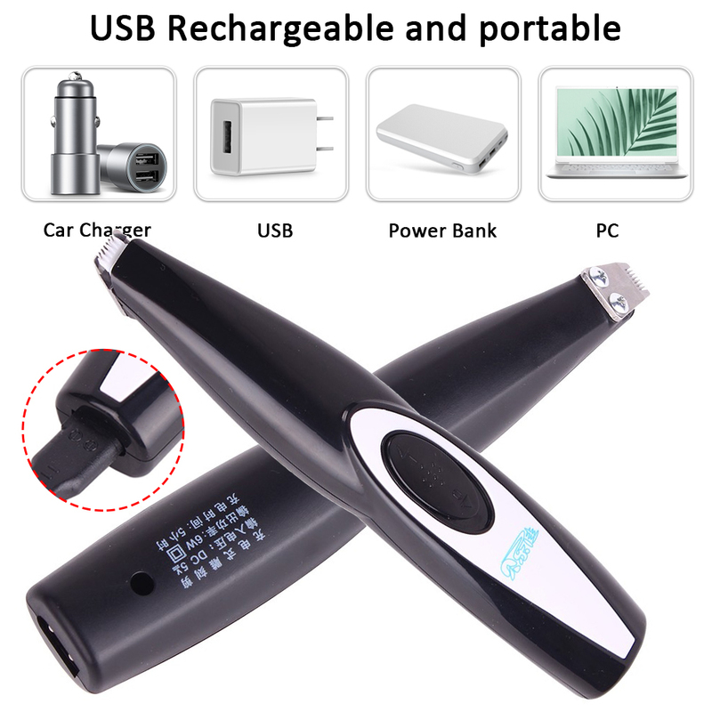 Pet Hair Trimmer for Dogs - Ergonomic Design, Ideal for Eye, Ear, and Body Hair Cutting - view 3