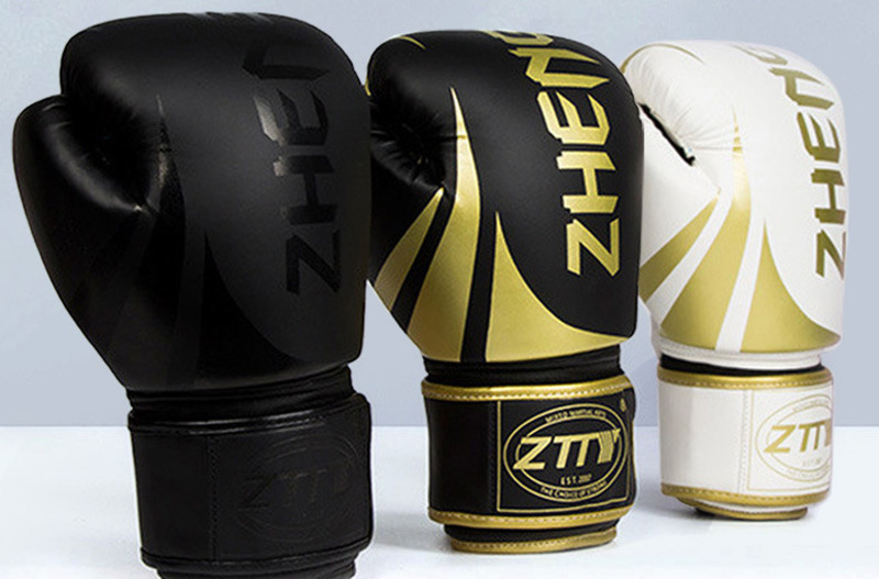 Professional Boxing Glove Thickened PU MMA Half-Finger Fighting Sanda Training Gloves Muay Thai Boxing Training Accessories 240112