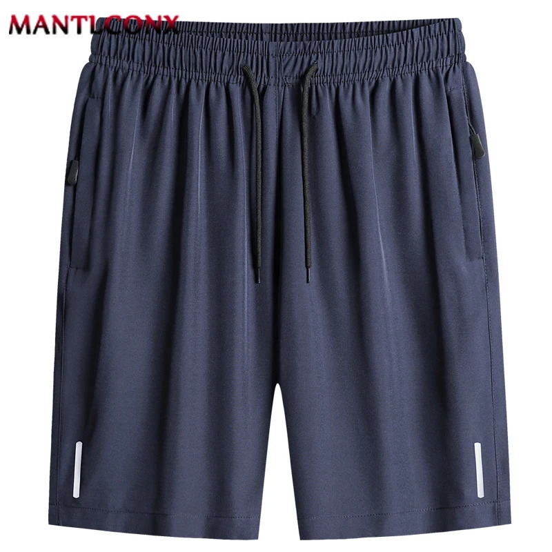 Breathable and fast drying mens summer solid color elastic board shorts gym fitness jogging sports casual 250403e