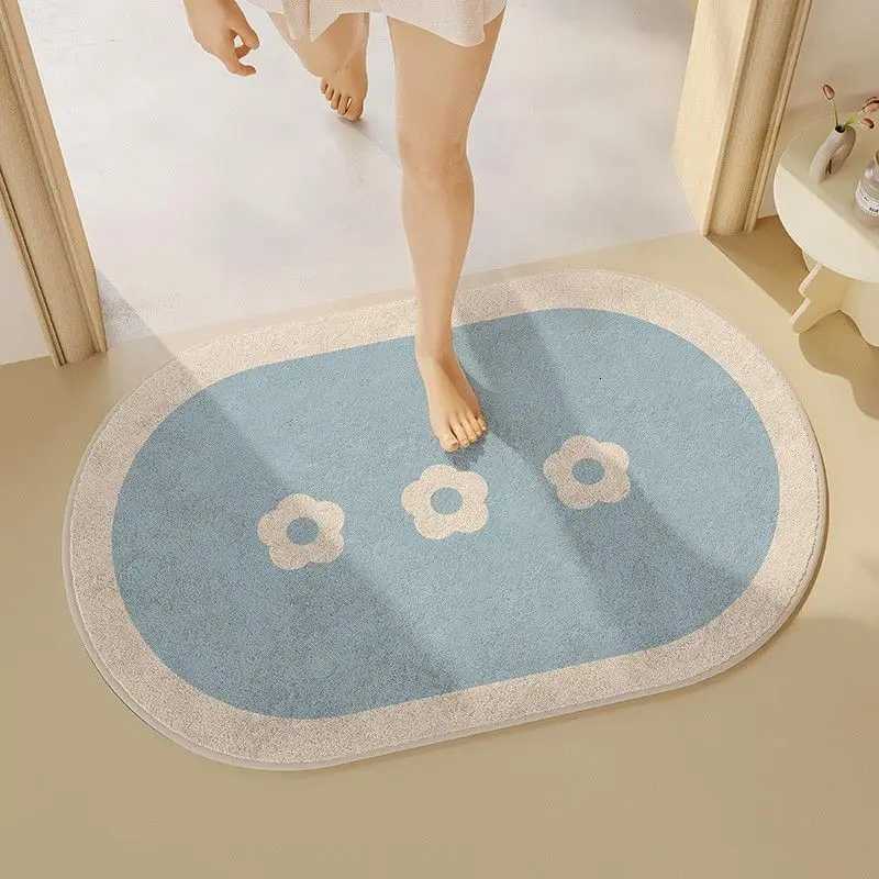 Bathroom floor mat bedroom carpet home floor mat door mat entrance toilet door mat bathroom absorbent floor mat C251103