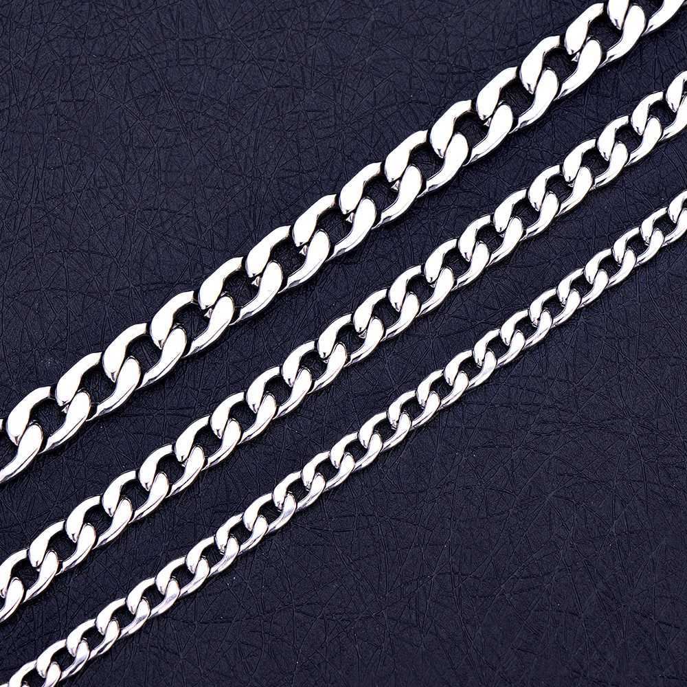Hot selling 6/8/10MM stainless steel Cuban chain bracelet fashionable hip-hop rock style mens chain bracelet party gift jewelry Y250329