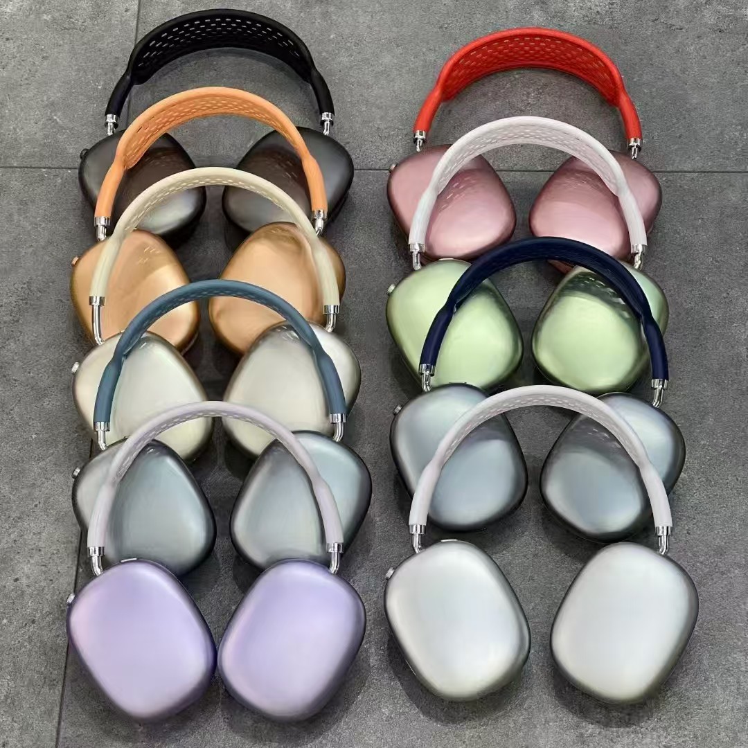 P9 Pro Max pro max for air podsmax bluetooth headphones Wireless Bluetooth black red purple magnetic headphone ear cushions