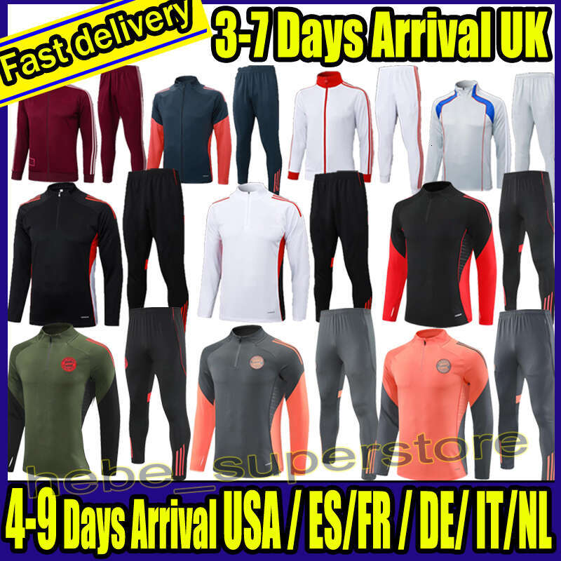 2025 2026 Bayerns Munich football tracksuit 25 26 SANE KANE soccer jersey Bayerns soccer training suit tracksuits survetement foot chandal kits sets