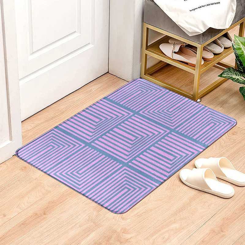 Minimst Geometry Non-Slip Door Mat 60x 90cm Living Room Bathroom Absorbent Floor Mat Home Decorative Multi Size Floor Mat C251103