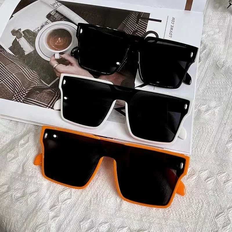 Summer Sun Glasses Retro Square Sunglasses for Kids Boys Stylish Eyeglasses Vintage Children Party Eyewear Clearance Sale