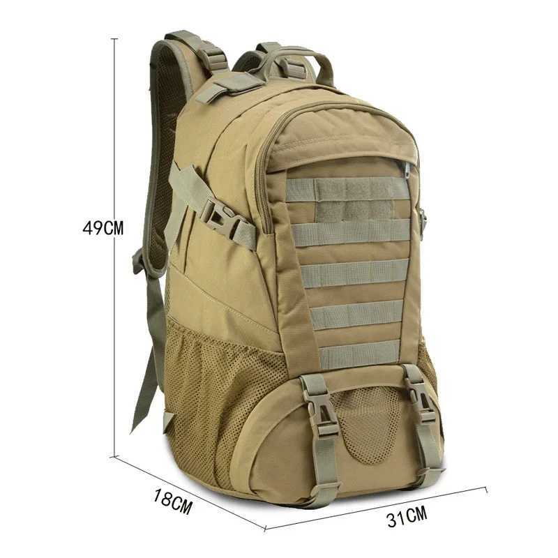 Tactical Backpack Army Molle Assault Rucksacks Outdoor Sport Travel Hiking Camping Hunting Climbing Cycling Casual BagsC250407
