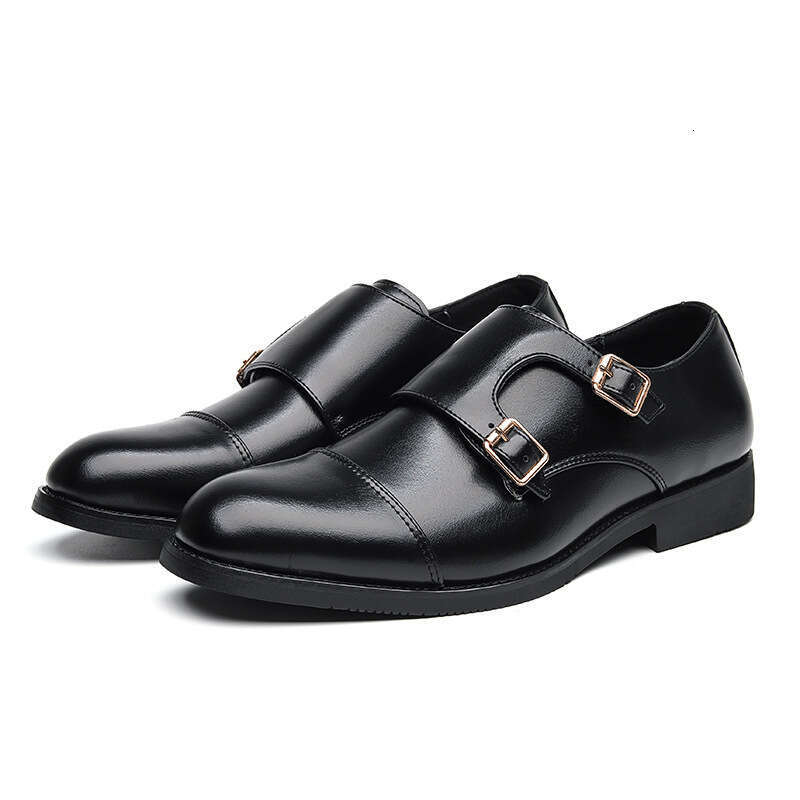 2024 Large Sizes, New Casual Fashionable Men's Business Dress Leather Shoes, Trendy Seasons