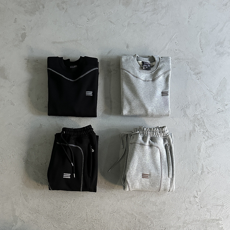 Designer Mens Hoodie KROEN Business Attire Sweatshirt and Sweatpants Hoodies for Men Women Embroidered Suit Unisex High Street O neck Sportswear