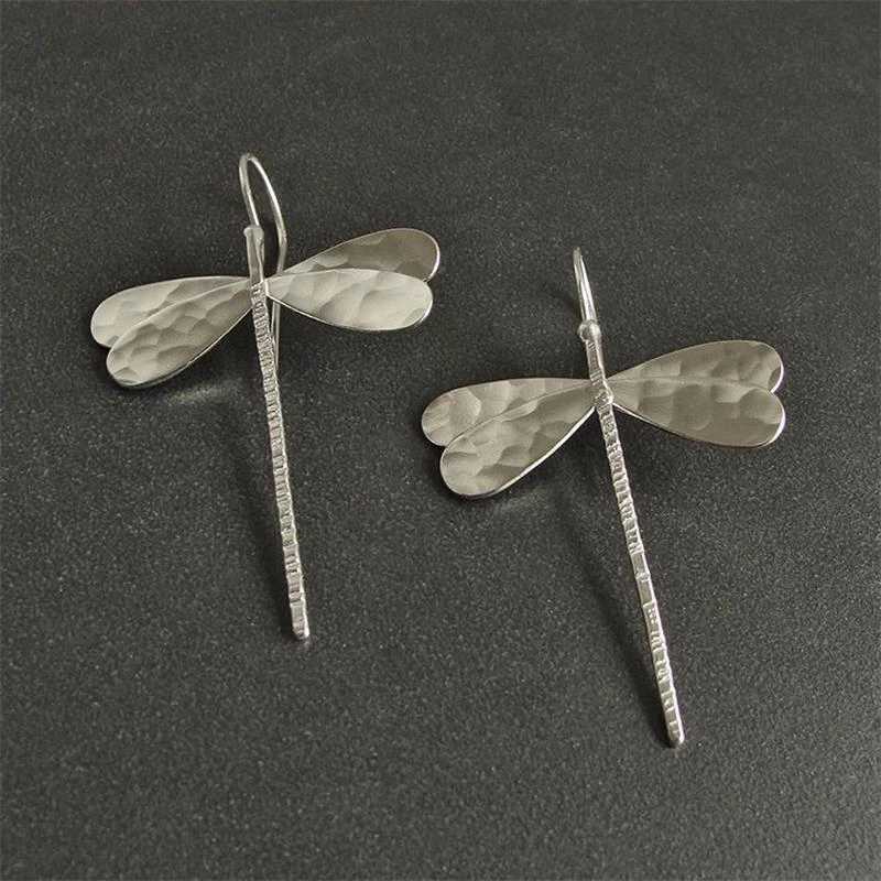 Simple Stereo 3D Dragonfly Drop Earrings Trend Ladies Long Earrings For Women Party Wedding Jewelry Accessories Drop Shipping C251103