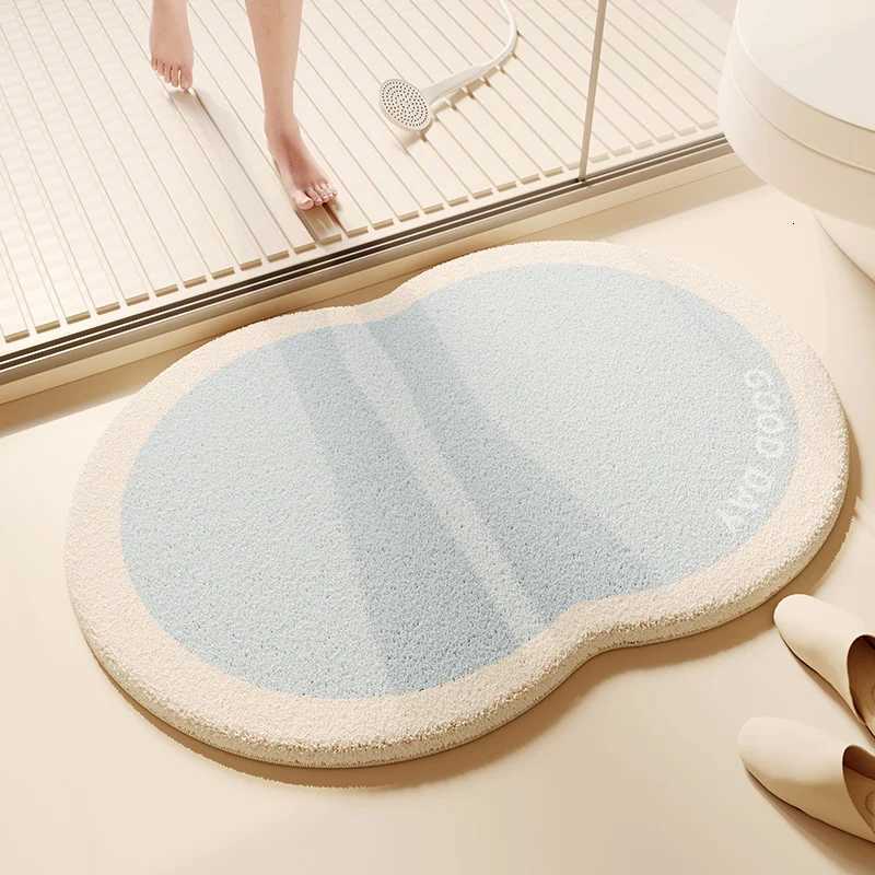 Absorbent bathroom floor mat imitation cashmere carpet toilet door floor mat C251103