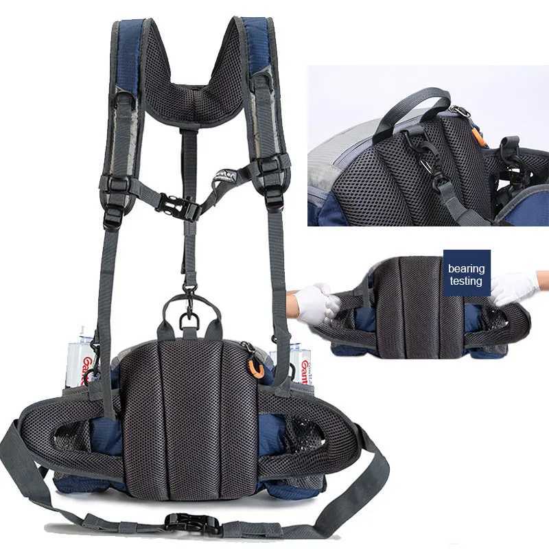 Outdoor Sports Waist Bag Cycling Camping Climbing Mens Backpack Hiking Shoulder Running Water Bottle Bicycle Fanny Pack FishingC250407