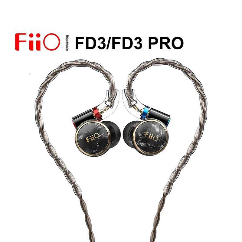 FiiO FD3/FD3 Pro 1DD Dynamic In-Ear Earphone Hi-Res Au set MMCX Detachable Cable DLC Diamond-Like Carbon Diaphragm IEM H251103