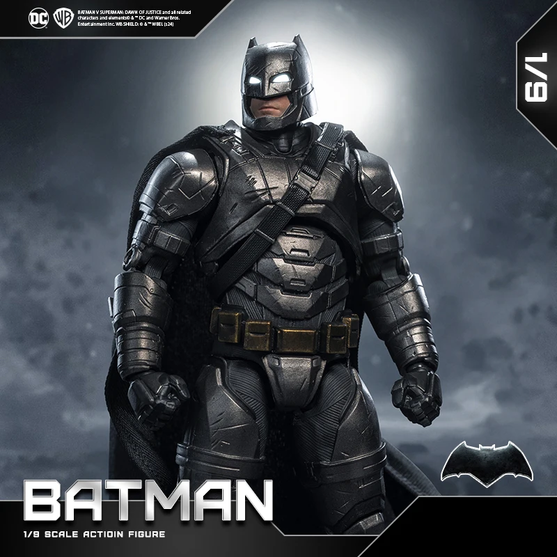 Fondjoy DC Comics Batman BvS Heavy Armor 1/9 Action Figure Wholesale - Movie-Accurate Collectible Model Kit with Interchangeable Heads, Bulk Stock for