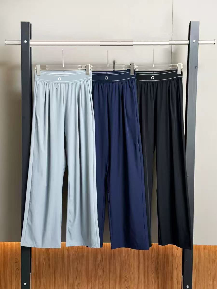 Designer Yoga ayloPants Womens High-Waist Full-length Dance StudioTrousers Straight-Leg Suit Up Trouser Fashion Jogger Sweatpants Wrinkle-resistant For Women