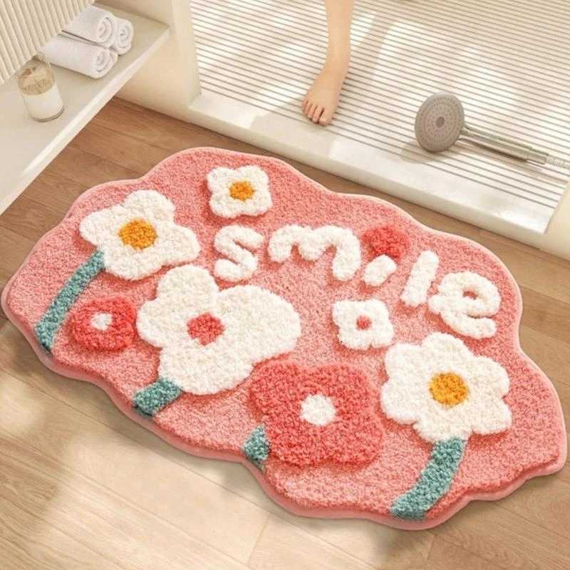 Flower Carpet Bedroom Living Room Blanket Computer Chair Rocking Chair Floor Mats Y1QB C251103