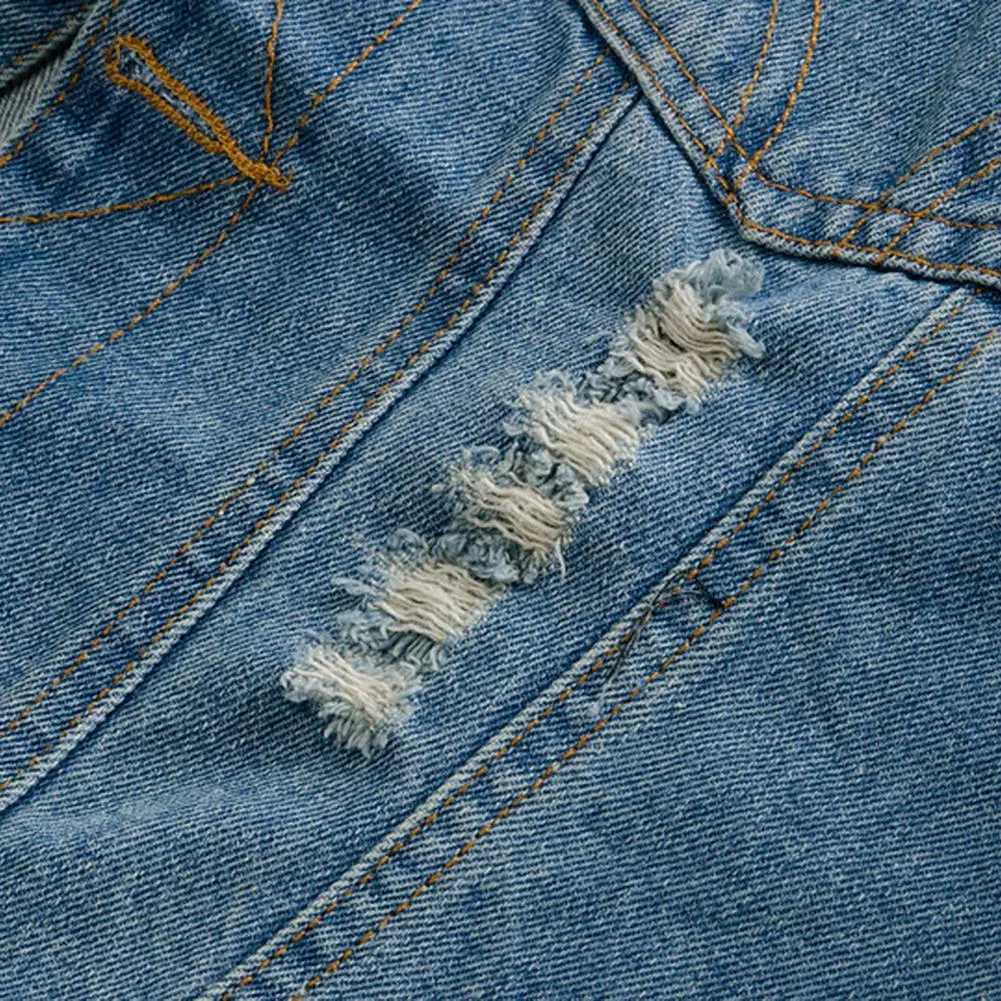 New 2024 Mens Sleeveless Jeans Jacket Men Oversize 4XL Blue Denim Jeans Vest Men Cowboy Denim Vest Mens Jeans Waistcoat X250403