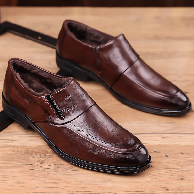 Mens Shoes Autumn Collection Mens British Business Casual Leather Shoes Trend Four Seasons Pointed Lefu Shoes One Step Stepping 230720