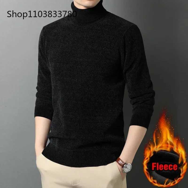 Men Turtleneck Sweater Casual Thick Mens Rollneck Knitted Sweater Warm Mens Jumper Woolen Sweater Male Outwear Knitwear 3XL 4XLT251103