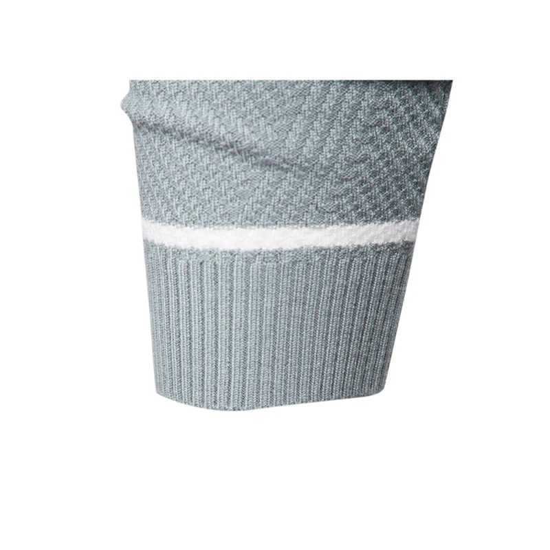 New Autumn Pullover Mens Sweater O-neck Patchwork Long Sleeve Warm Slim Winter Sweaters Men Casual Fashion Sweater Men ClothingT251103