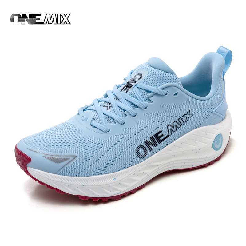 O-Resilio Running Shoes Men Cushion Stability Outdoor Sports Casual Mesh Lace-up Lightweight Gym Jogging SneakersC250403