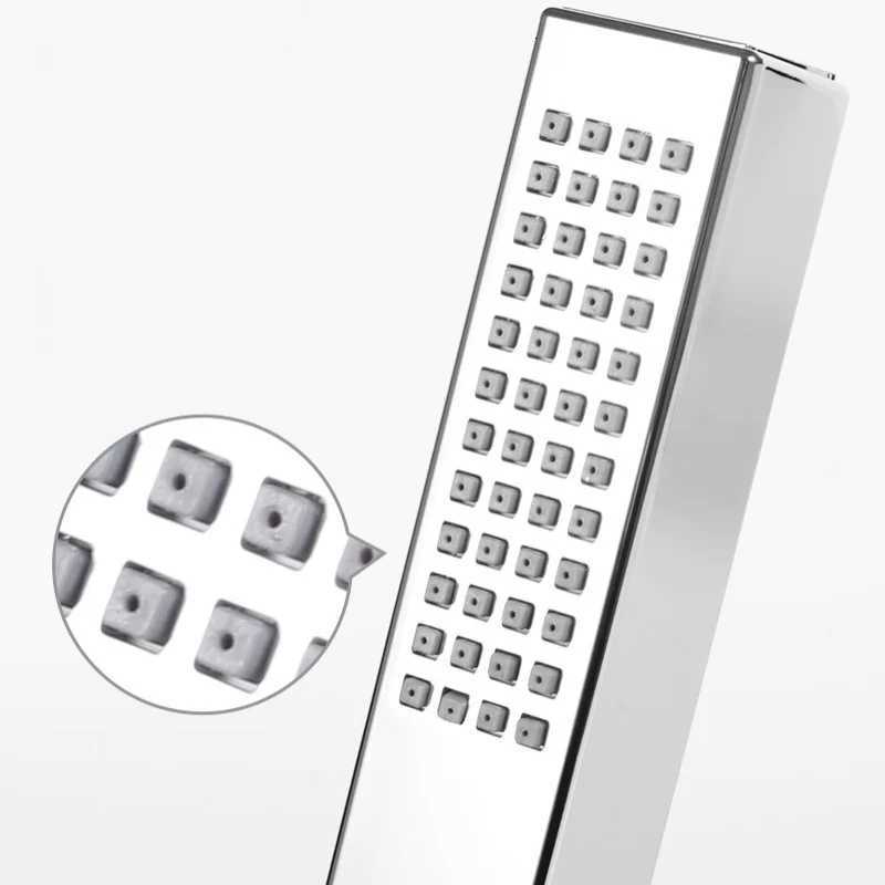Square Handheld Shower Single Function Universal Watersaving Sprinkler High Pressure Shower Sprayer for Bathro Y251103