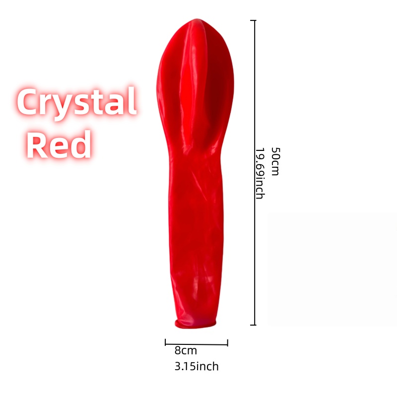 V40 inch quadrangular prism long neck balloon thickened enlarged latex party decoration arrangement bar crush