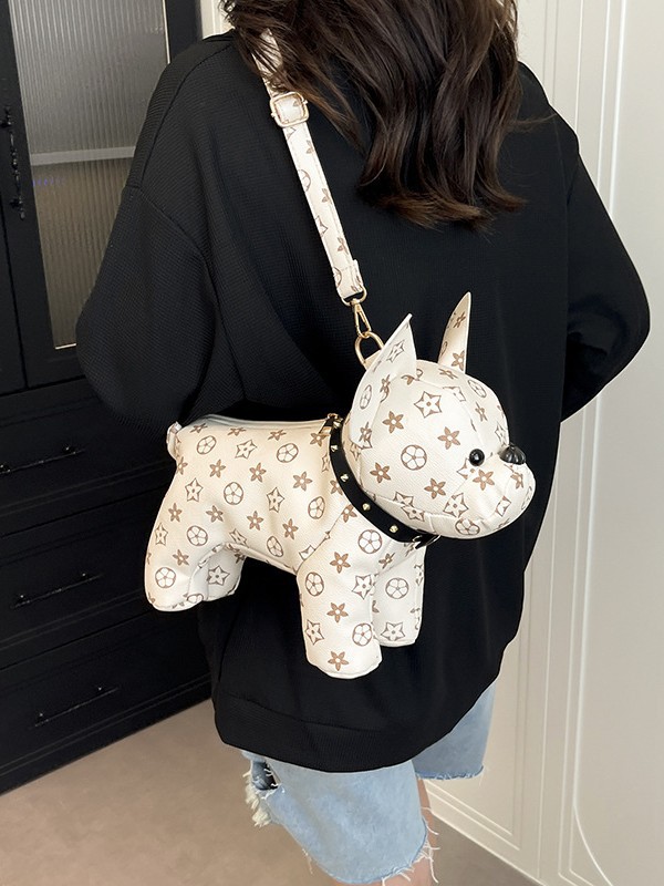 Free Shipping Best Seller Cute Cartoon Pet Shoulder Bag Latest Design Creative Print Fashion Crossbody Bag Color Options