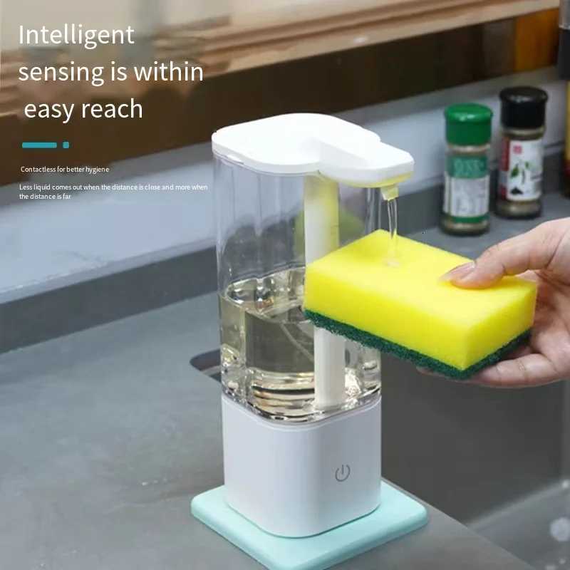 Automatic Sensor Hand Soap Machine Wall Hanging Gel Soap Dispenser for Kitchen Detergent Dispensing System Spirit Hand Washing C251103