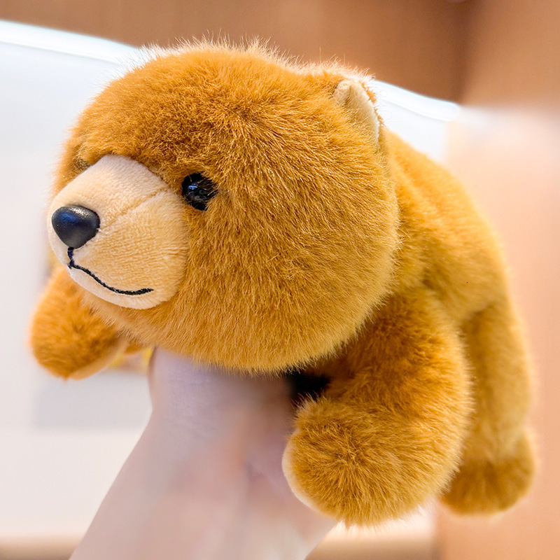 Xiangxiang Sanzi Animal Meow It Sister Same Style Cartoon Plush Toy Lying Panda Doll Bean Bag Gift 251010