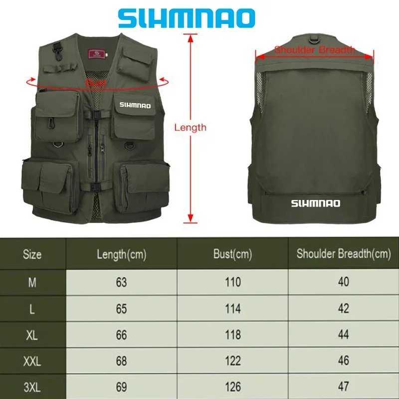 Fisherman Fishing Vest for Spring and Summer Professional Mens and Womens Multi Pocket Portable Lure Fishing Photography Vest X250403