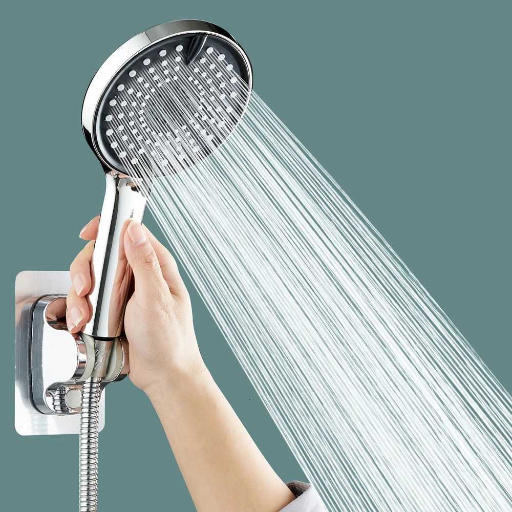 3 Modes Shower with Hose High Pressure Universal Large Flow Massage SPA Shower Adaptation Spray Hotel Bathro Accessories Y251103